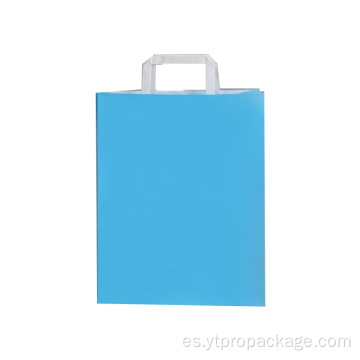Bolsa de papel de embalaje reciclada logotipo personalizado marrón kraft